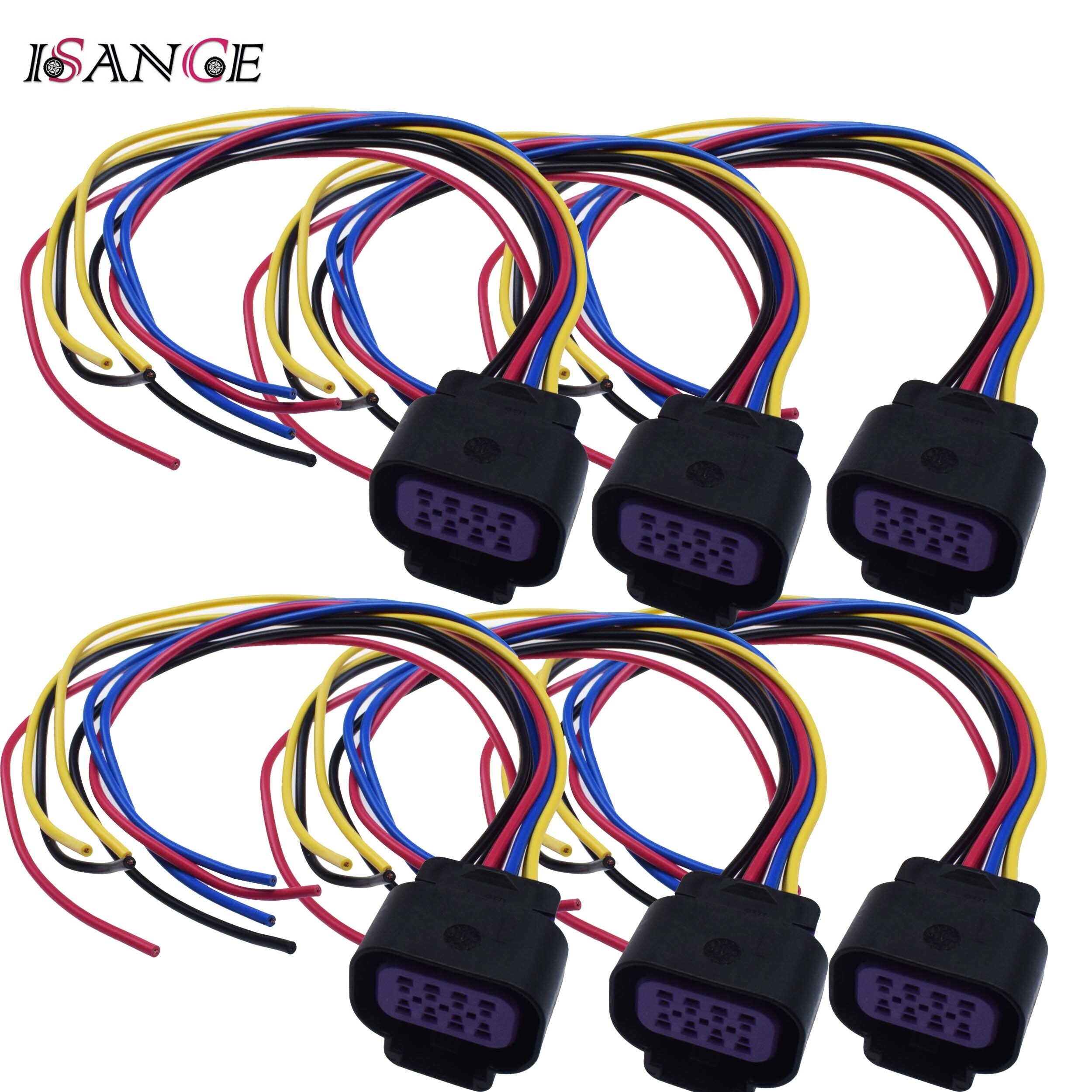 TPS Throttle Body Position Sensor Wiring Harness Connector Plug Pigtail For 4.8L 5.3L 6.0L GMC Cadillac Pontiac Chevrolet Buick