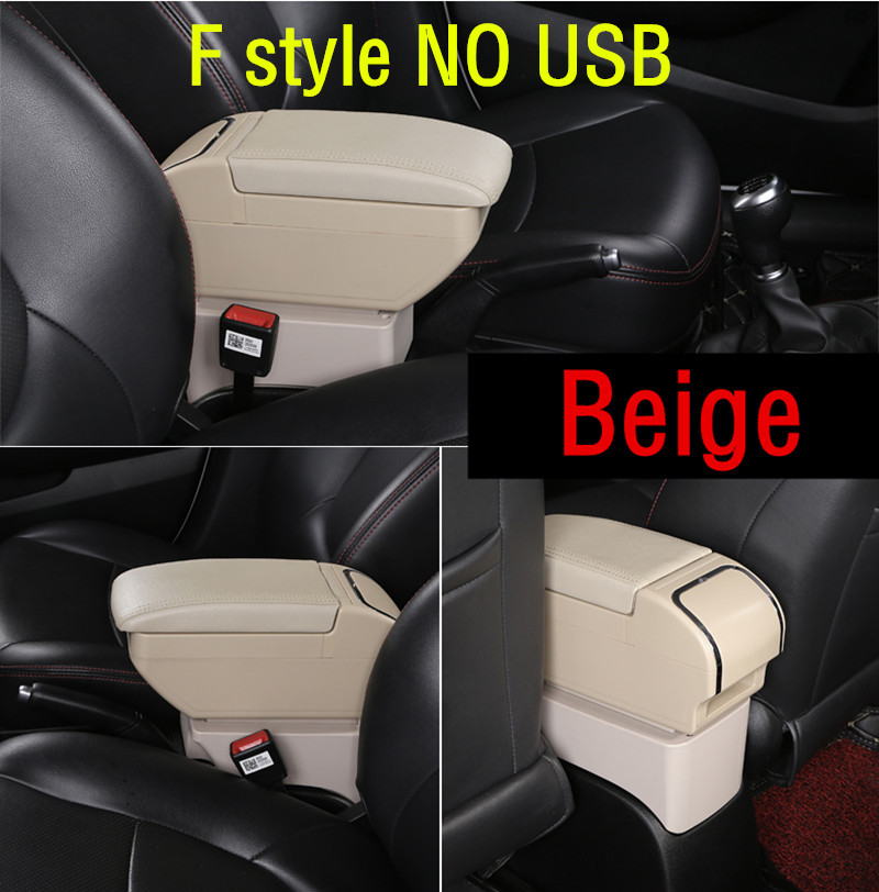 Car Arm Rest Storage Box For Toyota Yaris Vitz 1998-2005 Hatchback Centre Console Storage Box Armrest 2004 2003 2002 2001 2000