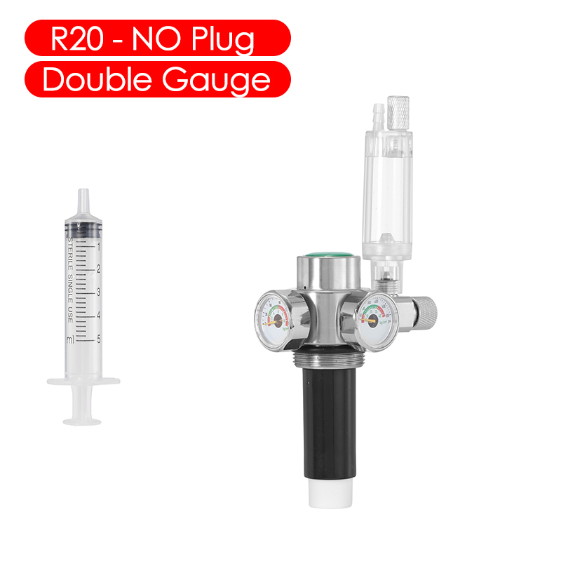 Générateur de CO2 pour Aquarium 2L/1L, bouteille en acier inoxydable, cylindre de gaz haute pression, accessoires d'aquarium: Rouge