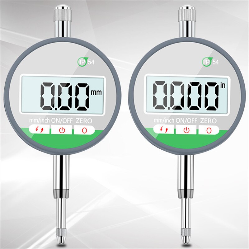 IP54 Digital Dial Indicator 0-12.7mm High-precision Measurement Dust-proof Touch Screen Digital Percentage Indicator