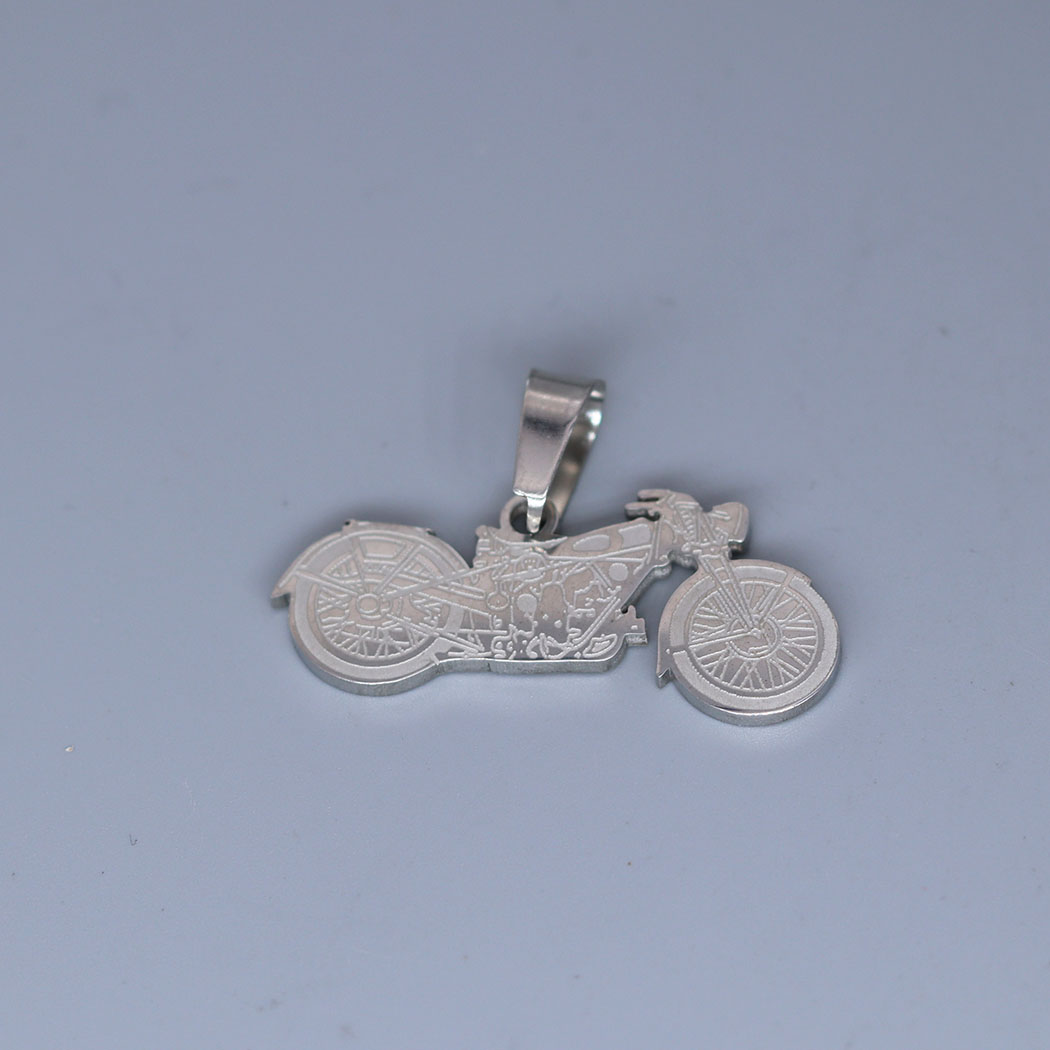 2 pz/lotto moto tibetana da uomo fascino per collane bracciali gioielli artigianali che fanno risultati fascino fatto a mano in acciaio inossidabile: Argento placcato