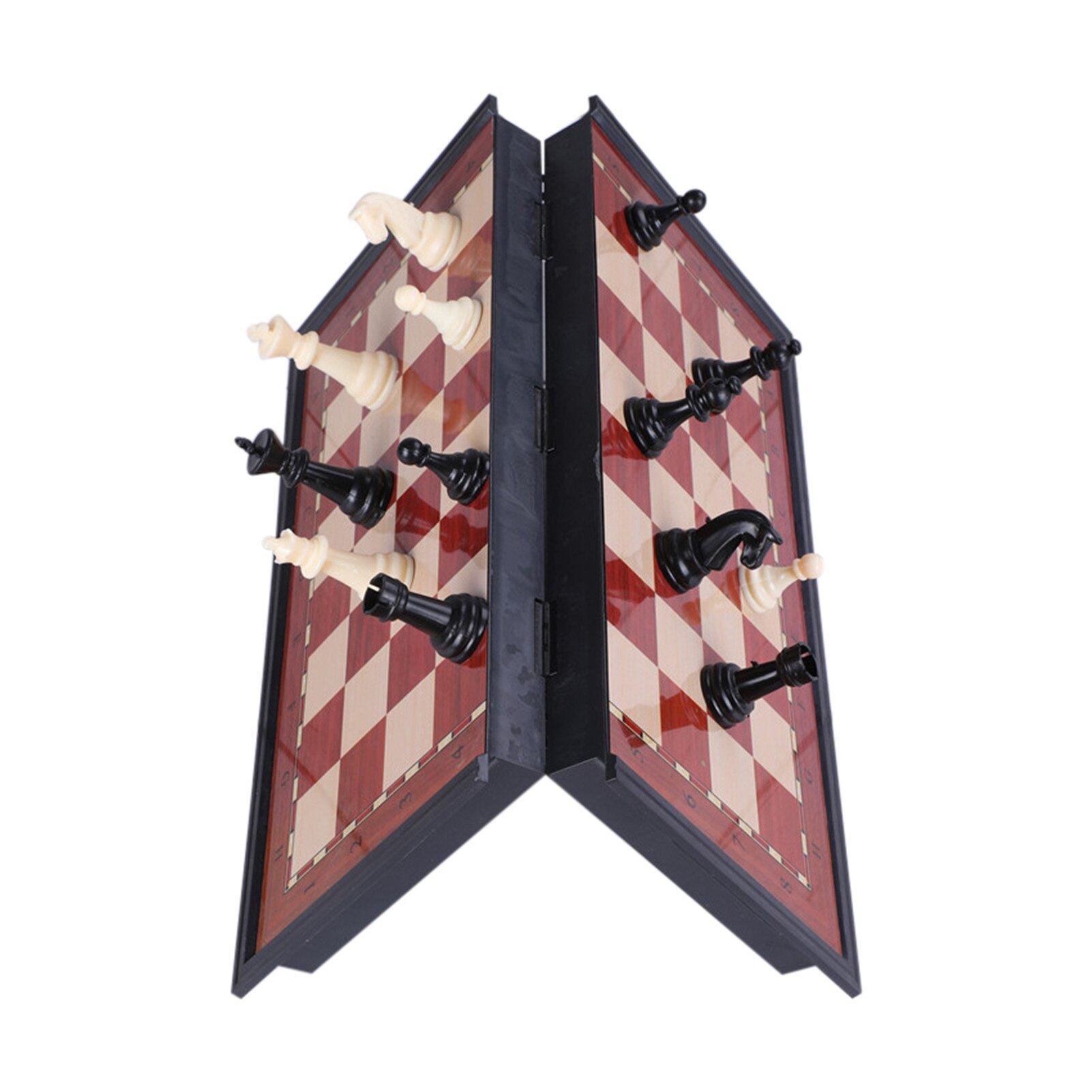 Hight Wooden Folding Large Chess Set Solid Wood Chessboard Entertainment Board Games Children