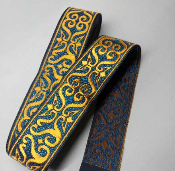 Jacquard Gewebt Band Streifen Ethnischen Gürtel 32mm Breit 7 Hof Hund Gurtband DIY trimmen: 9