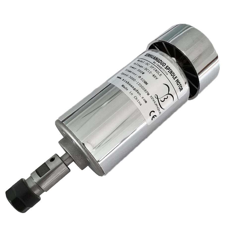 300W Spindle motor DC12-48V ER11 ER16 12000rpm 0.3kw spindle cnc router spindle motor cnc spindle motor