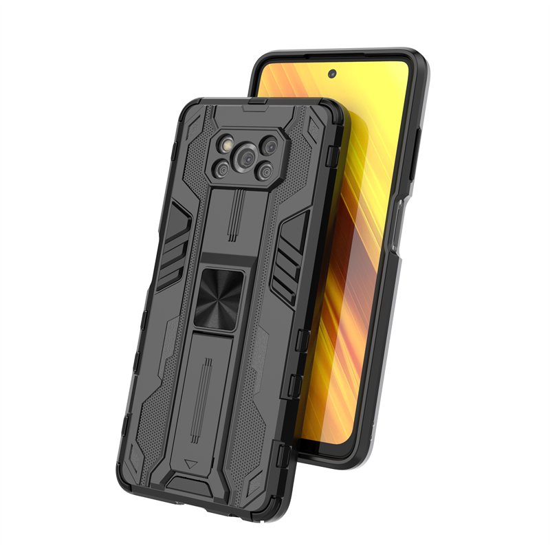 For Poco-X3 Pro Case Magnetic Kickstand Armor Camera Lens Protect Phoen Case For Xiaomi Poco X3 NFC Little X 3 PocoX3 Back Cover