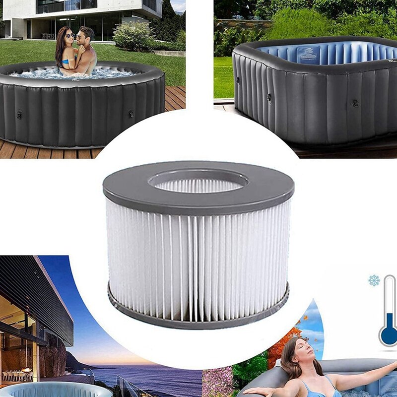 MaxEarn 8 STK MSPA Vervangende Filterpatroon Waterfilter, Vervangingsfilter voor MSpa Modellen vanaf 2020 Whirlpool, Zwembad Vervangingsfilter voor Opblaasbare Zwembaden, Hete Bubbelbaden en Spa MaxEarn 8 STK MSPA Vervangende Filterpatroon Waterfilter, Vervangingsfilter voor MSpa Modellen vanaf 2020 Whirlpool, Zwembad Vervangingsfilter voor Opblaasbare Zwembaden, Hete Bubbelbaden en Spa