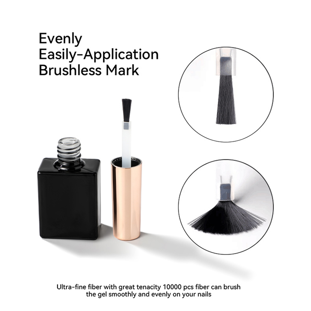 15 ml 6 stks/set Lege Gel Nagellak Flessen Met Borstels Nagels Gel Glazen Container Hervulbare Cosmetische Pot Manicure Nagelriemolie