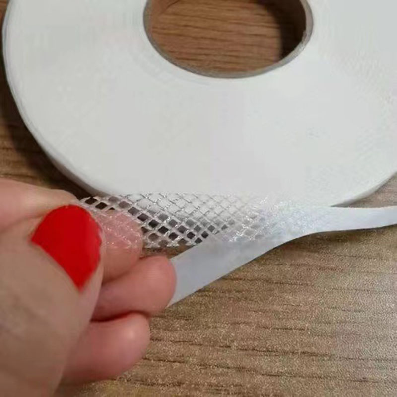 White Double-Sided Melt Adhesive Mesh Tape Garment Adhesive Interlining DIY Sewing Patchwork Material 9meter
