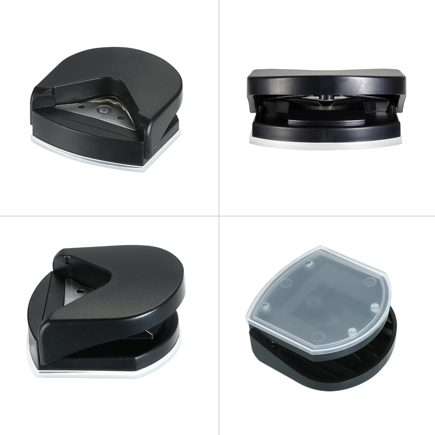 Aibecy 1/2/3PCS Mini Portable Corner Rounder Punch Round Corner Lightweigh Trimmer Cutter 4mm for Card Photo stamps invitations