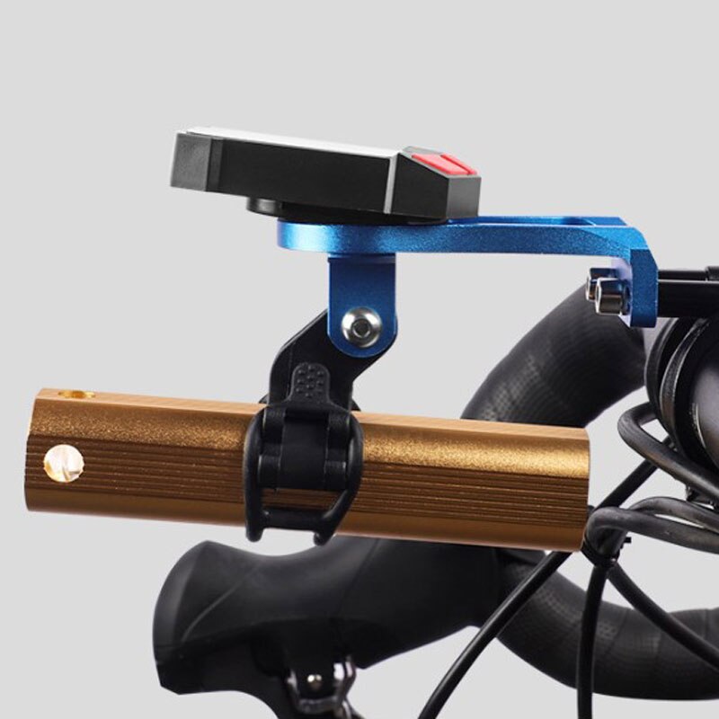 Mtb vejcykelcomputer kameraholder holder ud foran cykel stilk udvidelse support holder garmin bryton cateye gopro light
