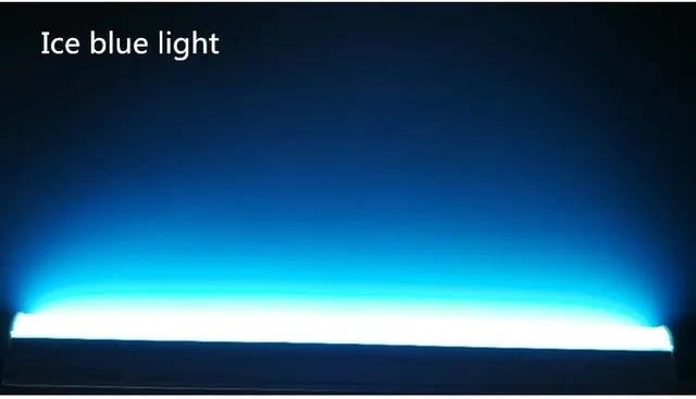 Tubo de color LED T 5 iluminación integrada 30 cm 60 cm Lámpara de pared de tubo fluorescente LED luz blanco frío cálido 220V: BLANCO / RGB / 4 piezas