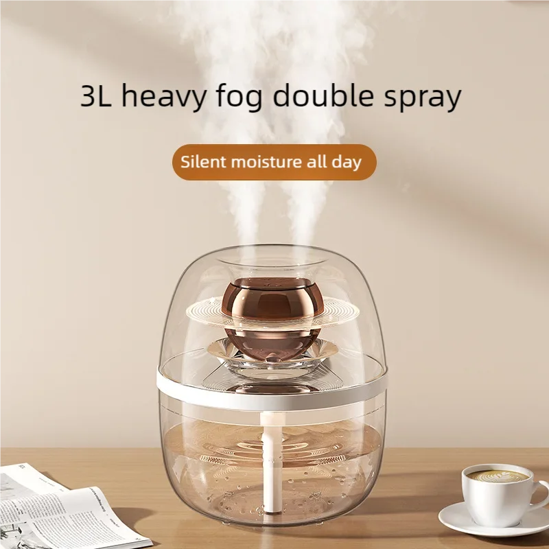 Xiaomi Youpin Humidifier Air Purifier Double Spray Humidifier with Night Light Quiet Humidifier Cool Mist Aromatherapy Heavy Fog