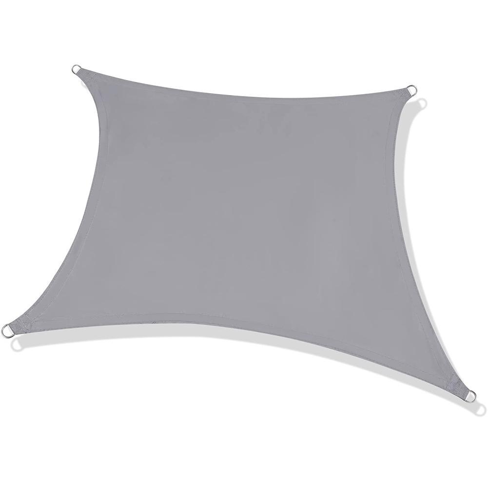 300D Faser Rechteck Sonnensegel draussen Garten Hof Schwimmen Schwimmbad Camping UV Schutz Farbe Wasserdichte Sonnensegel Baldachin
