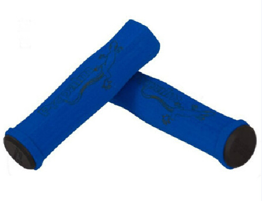 Super Light Propalm Sponge Soft Bicycle Grips Sets for MTB bicycle Folding Bike Handlebar Anti-Skid bicycle accessories: blue
