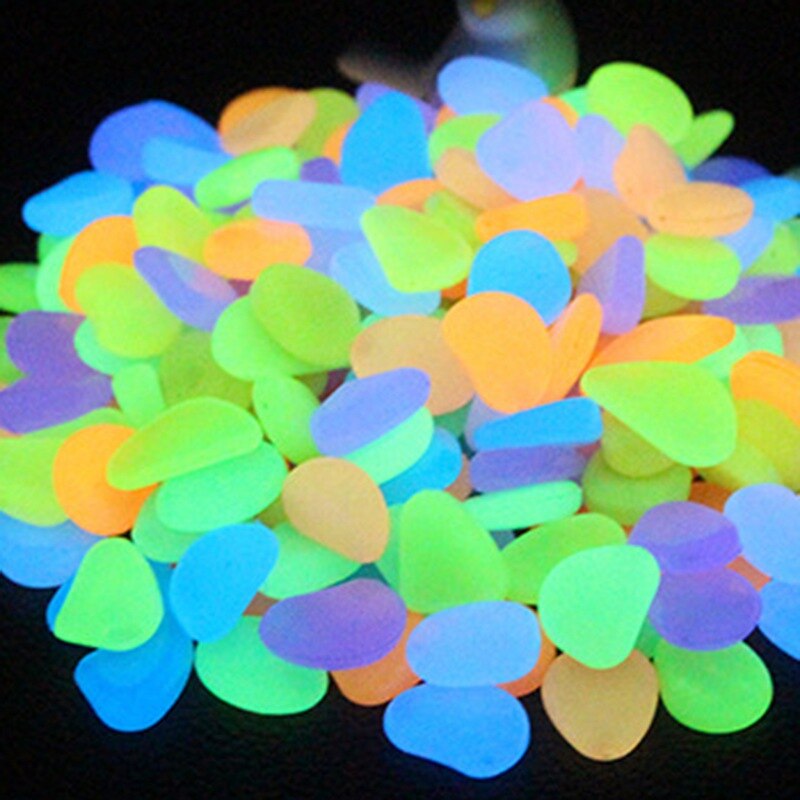 Luminous Stone Glow in the Dark Garden Pebbles Glow Stones Rocks For Walkways Garden Path Patio Lawn Yard Decor Luminous Stones