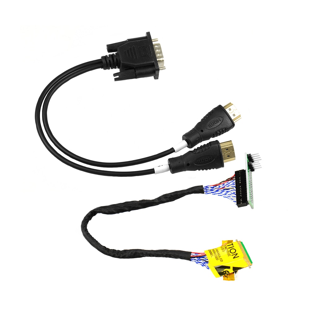 EDID Kabel + VGA Naar HDMI Kabel Voor RT809H RT809F VGA kabel Om het Probleem van Afdrukken en Borstelen in Hdmi-poort