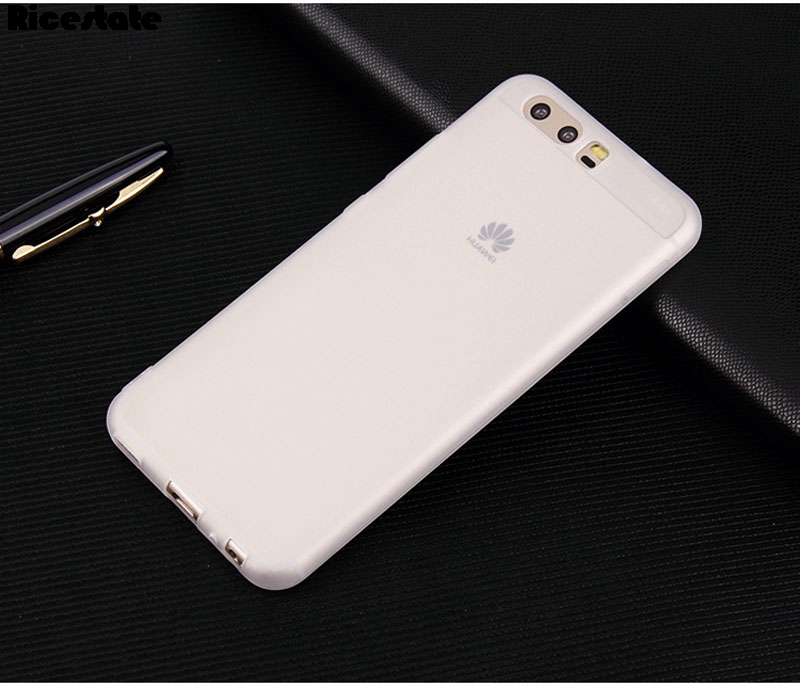 Fundas para Huawei P10 funda de silicona suave esmerilada para Huawei P10 Fundas protectoras para Huawei P10 cubierta de teléfono mate: Blanco