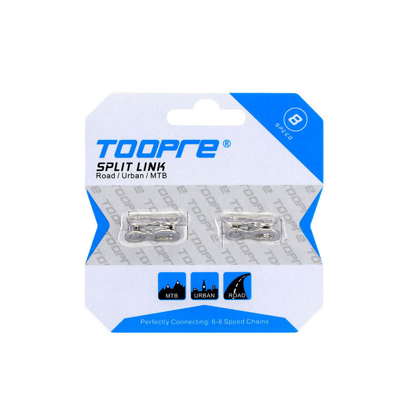 TOOPRE MTB Road Bike Chain Missing Link 6-7-8S/9/10/11/12 Speed Urban Bicycle Chain Connector Carbon Steel Cycling Accessories