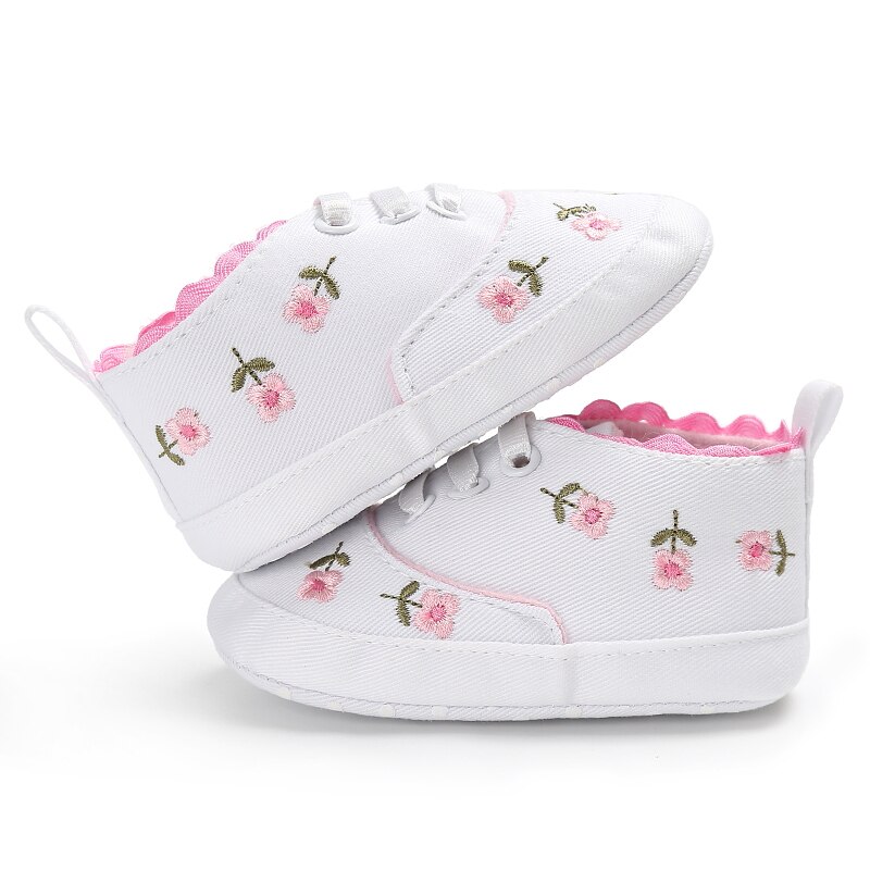 Mode Bloem Baby Baby Kid Meisje Bloemen Soft Sole Crib Peuter Zomer Princess Crib Schoenen 1G12: 1 / 11