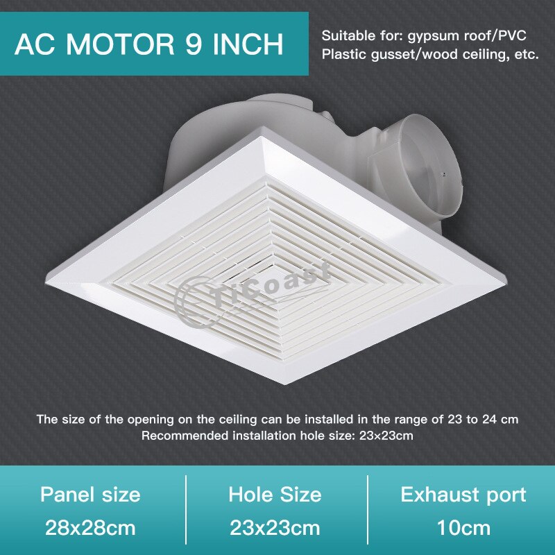 6 inch 220V Powerful Silent Extractor Exhaust Fan for Ceiling Bathroom Window Kitchen Toilet Ventilation Fans