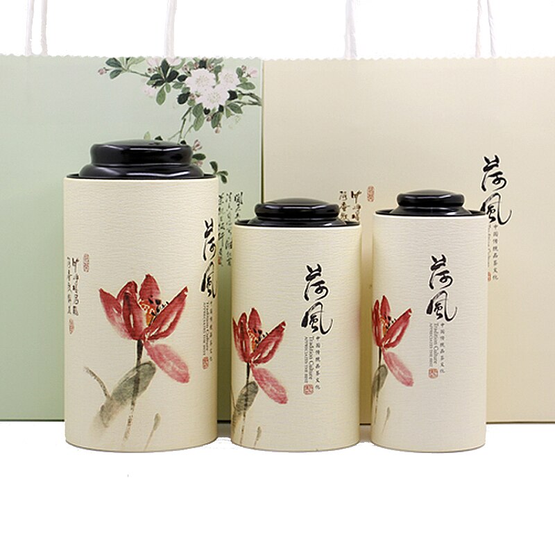 Xin Jia Yi Verpackung Tee Kasten einstellen Papier Tasche Chinesischen Runde Papier Kasten Halskette Stift Oem essen Weiß Eco papier Können Container