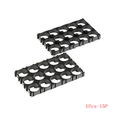 Soporte para baterías cilíndricas, caja de almacenamiento antivibración, 1/2/3/15/20P, 18650, 5 unidades: 1Pcs-15P