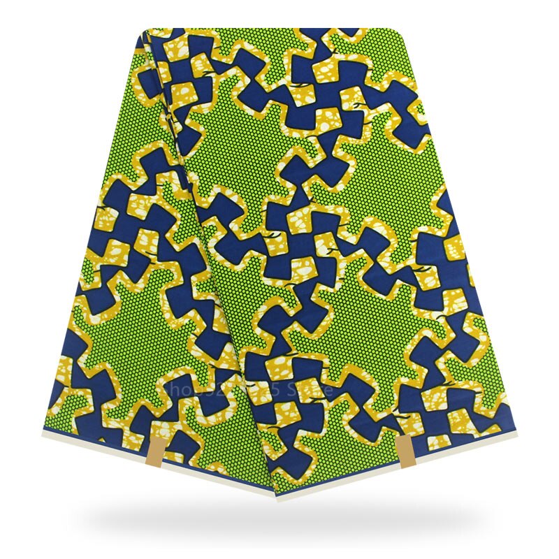 Veritable Wax Veritable Guaranteed Real Dutch Wax 6yard/lot 100% Cotton Veritable Wax African Fabric Print: Color16