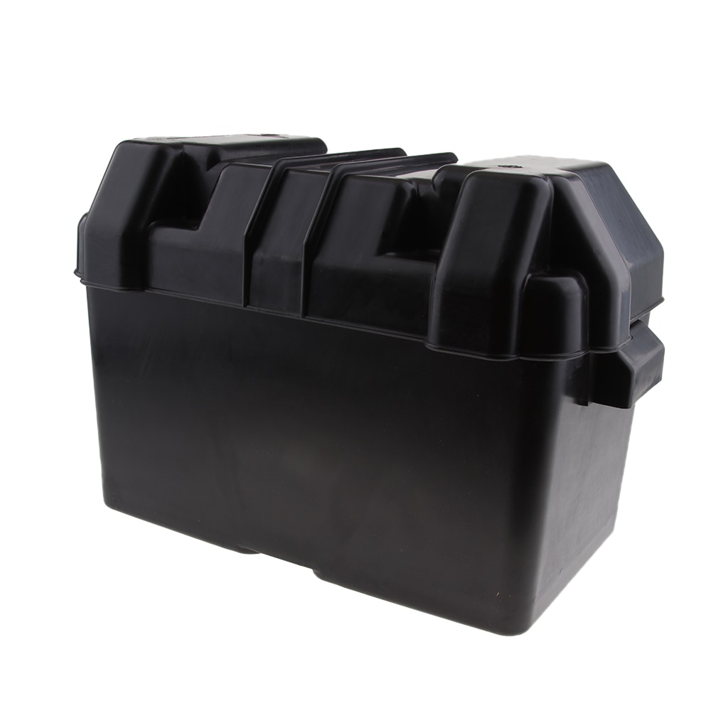 Car RV Boat Marine Smart Battery Box USB Car Charger Power Guard w/ Strap Multi Functional 355x195x200mm