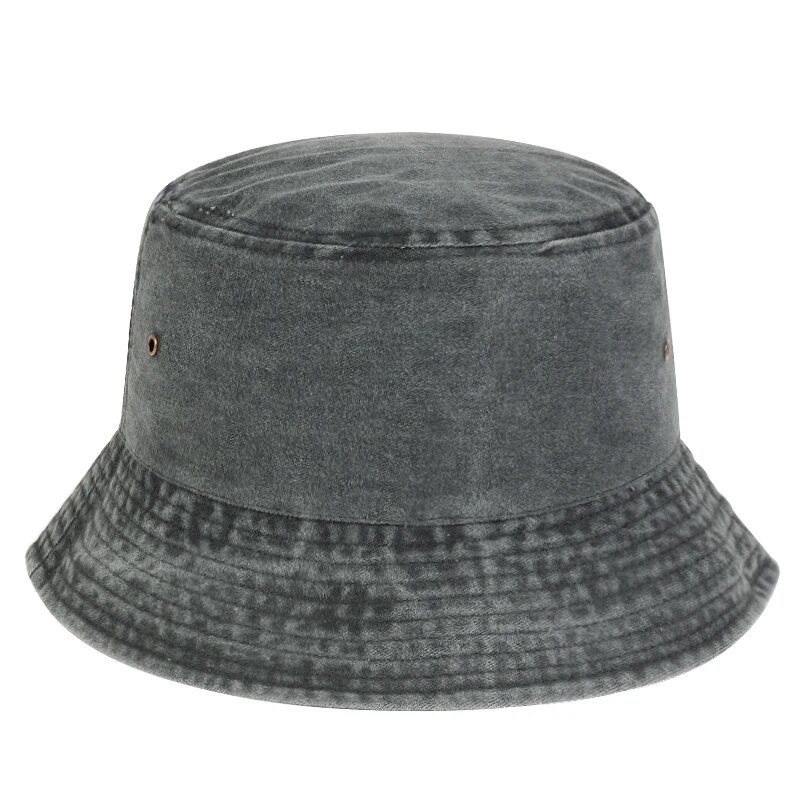 Unisex Light Board Washed Personality Bucket Hats Fishermen Caps Outdoor Casual Cap Sunscreen Hat: army green