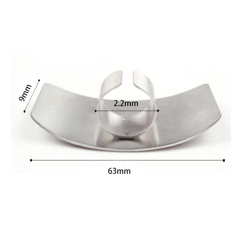 Keuken Gadgets Rvs Finger Protector Verstelbare Finger Guard Groentesnijder Vinger Cover Keuken Accessoires