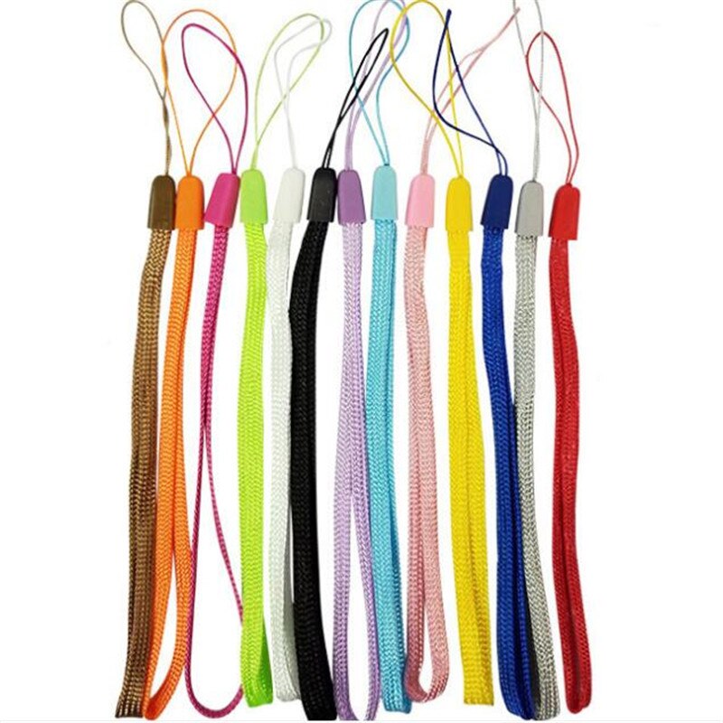 5 pz/lotto di Nylon di Modo Da Polso Hand Strap Lanyard Per Il Telefono Mobile Delle Cellule Della Macchina Fotografica del USB MP4 PSP Cinghie di Colore Casuale