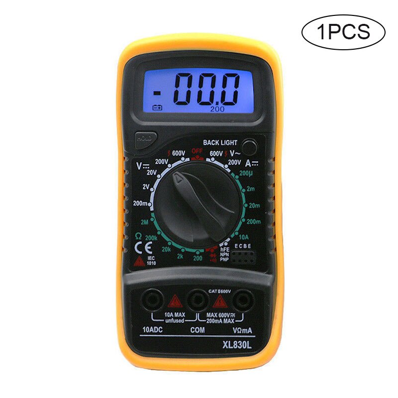 Digital LCD Multimeter Voltmeter DC AC Ammeter Meter Tester Tool TT-best: 1pc
