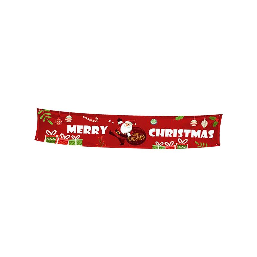 Non-woven Christmas Letters Banner Decorative Banner Flag Festival Decoration