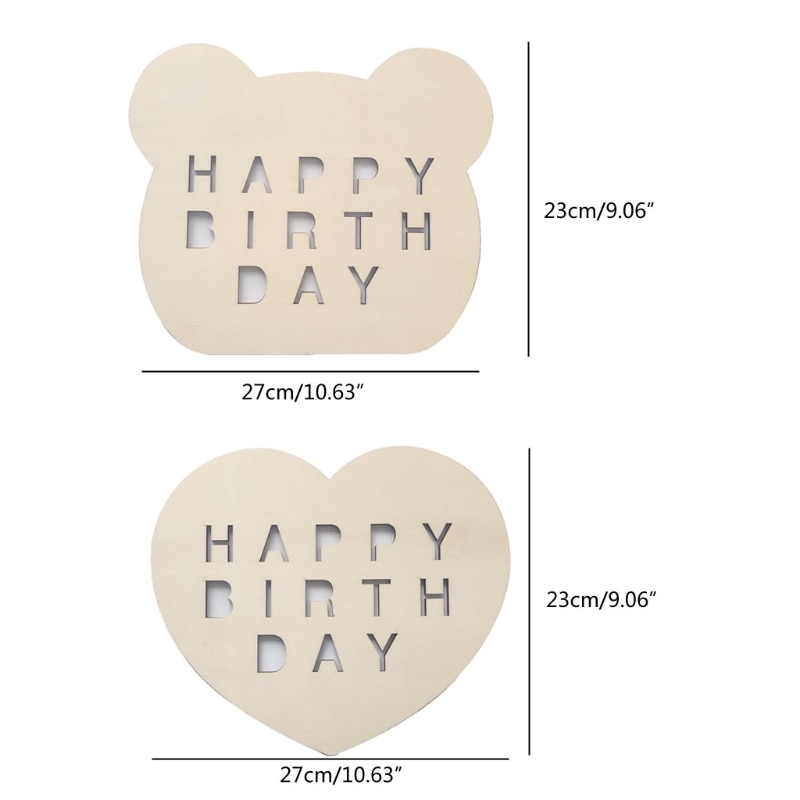 Baby Boys Girls Birthday Party Photo Booth Prop Children Birthday Party Photography Props Baby Shower Decoration