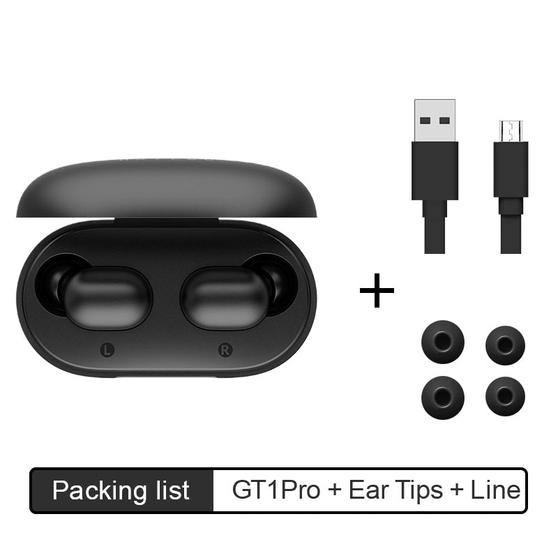 HAYLOU GT1 Pro Long Battery HD Stereo TWS Bluetooth Earphones, Touch Control Wireless Headphones With Dual Mic Noise Isolation: Default Title