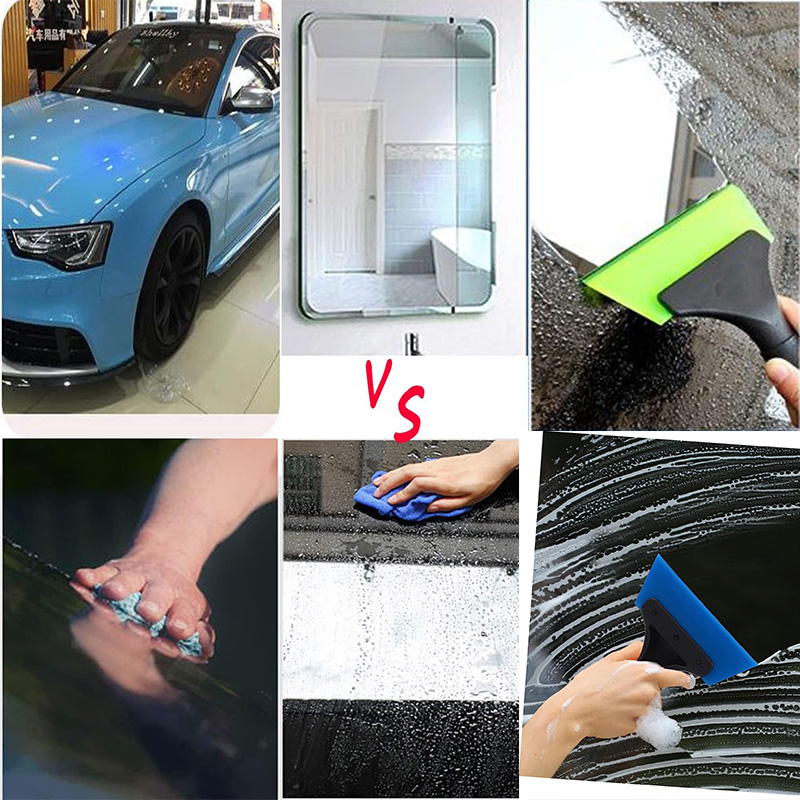 1Pc raschietto pulito pala gomma finestra tinta tergipavimento lama d'acqua tergicristallo vetro pratico strumento detergente autolavaggio rompighiaccio