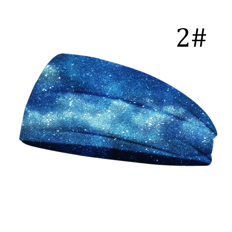 Breite Baumwolle strecken Frauen Stirnbänder Blumen- Drucke Elastische Haar Bands Für Frauen Headwrap Turban Headwear Mädchen Hairbands: 2