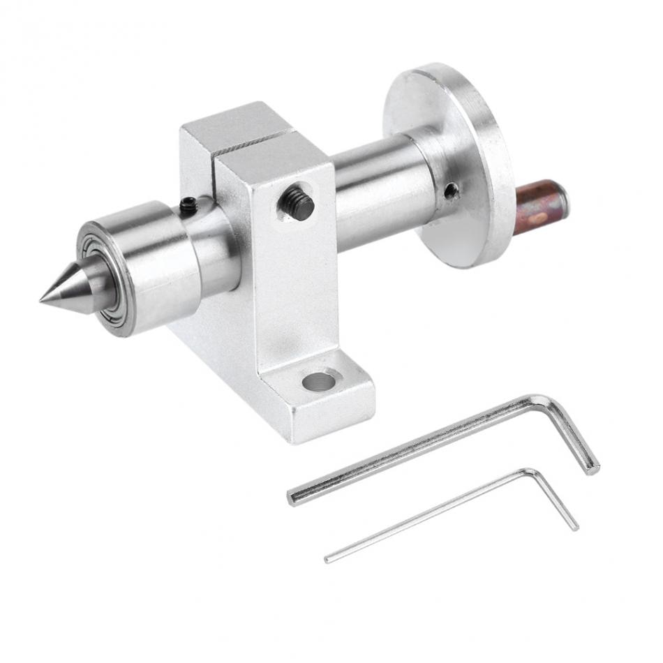 Adjustable Double Bearing Live Revolving Centre DIY For Mini Lathe Machine Woodworking Tool
