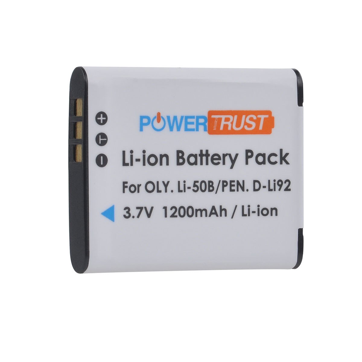 Li-50B 1200mAh Batterie et Chargeur pour Olympus D-Li92 LI50B LI-50C Résistant 6000 6020 8000 8010 TG-610 Pentax D-LI92 DLI92: YELLOW