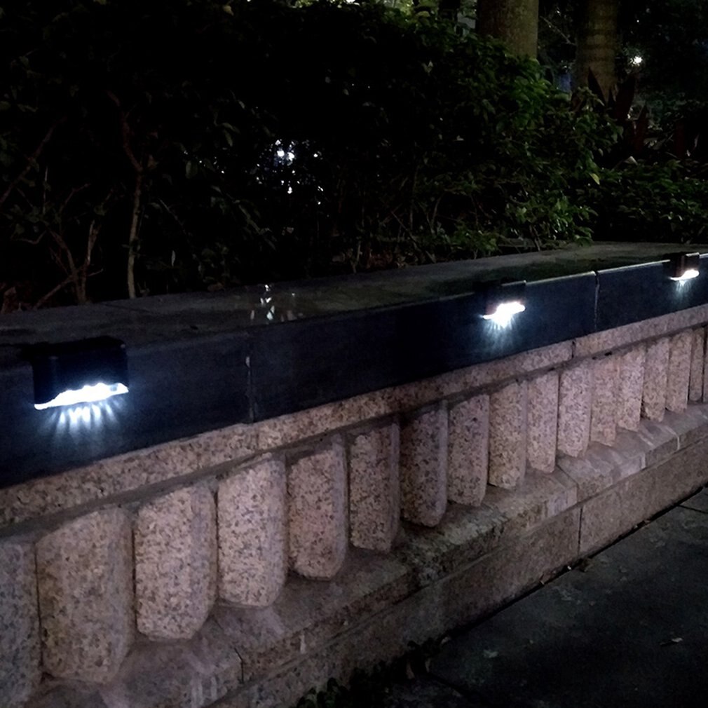 Outdoor Zonne-verlichting Verlichting Voor Dek Post Hek Stappen Of Trappen Led Light Waterdichte Draadloze Solar Lamp