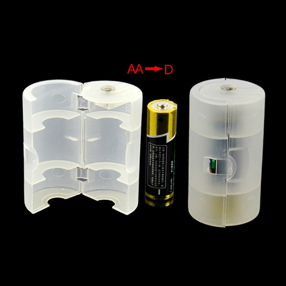 2AA Naar D Cell Battery Adapter Etui Converter Switcher Aa Naar D Batterijen Adapter Aa Naar C Batterij Doos aaa Naar Aa Size Doos: AA to D   1pcs