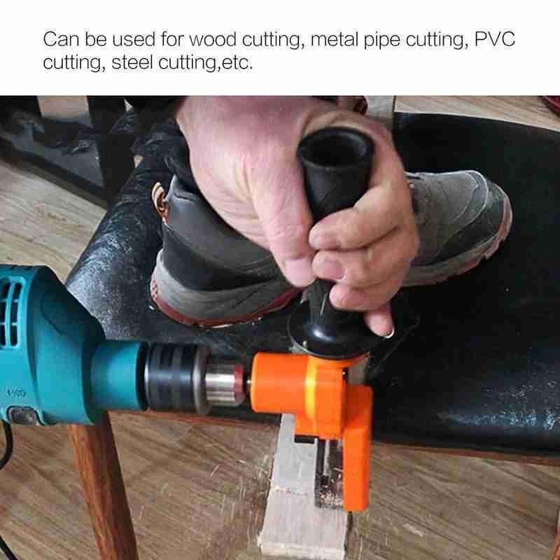 1 Set Reciprocating Saw Attachment Adapter Change Electric Drill Into Reciprocating Saw For Wood Metal Cutting