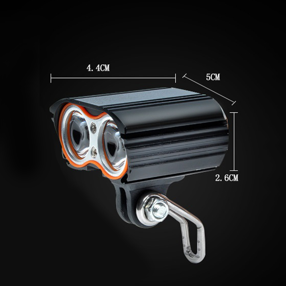 Mtb terrengsykkellykt 5v-48v vanntette aluminiumslegering scooter frontlykter lampe nattvarsel flomlys