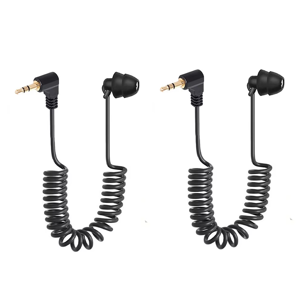 3.5mm Spring Earphones Single Side Bluetooth Headphones In Ear Heavy Bass Earbuds Wired Headset for Mobile Phone MP3 Computer