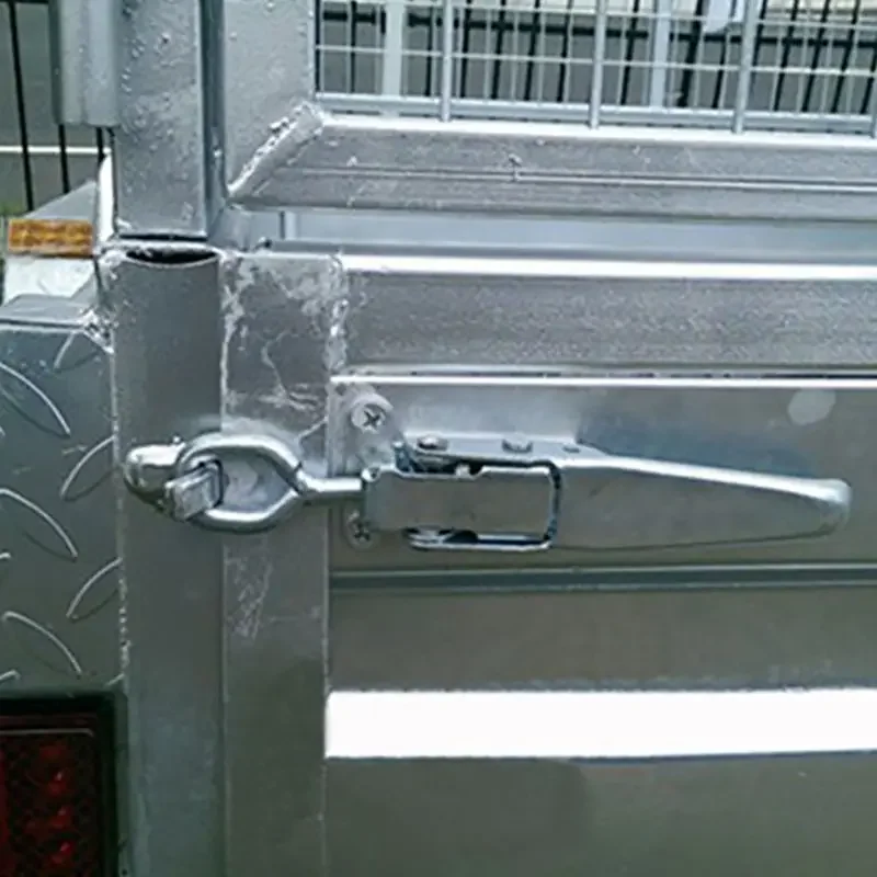 1 Set Heavy Duty Trailer Spring Hasp Container Door Handle Hasp Fastener Accessories, Truck Trailer Buckle Hasp Safety Latch