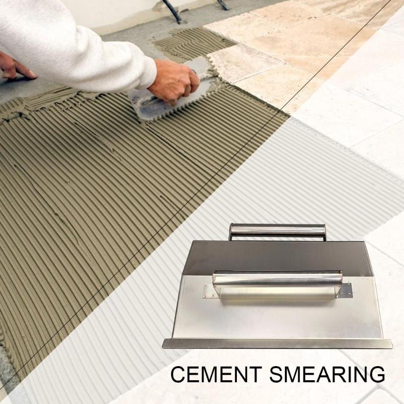 Ergonomic Plaster Scraper Mortar Hand Tool With Handle Anti Slip Cement Wall Decoration Stainless Steel Durable High Performance