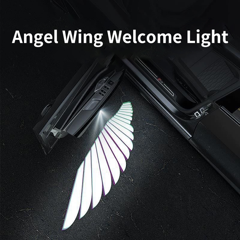 Angel Wing Welcome Light Automotive Supplies Car Atmosphere Light Door Light Floor Light Interior Modification Door Projection