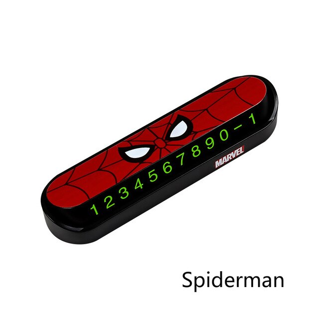 Auto Tijdelijke Parkeerkaart Auto Tijdelijke Parkeerkaart Houder Verborgen Auto Telefoonnummer Kaart Plaat Stickers Auto Accessoires: A