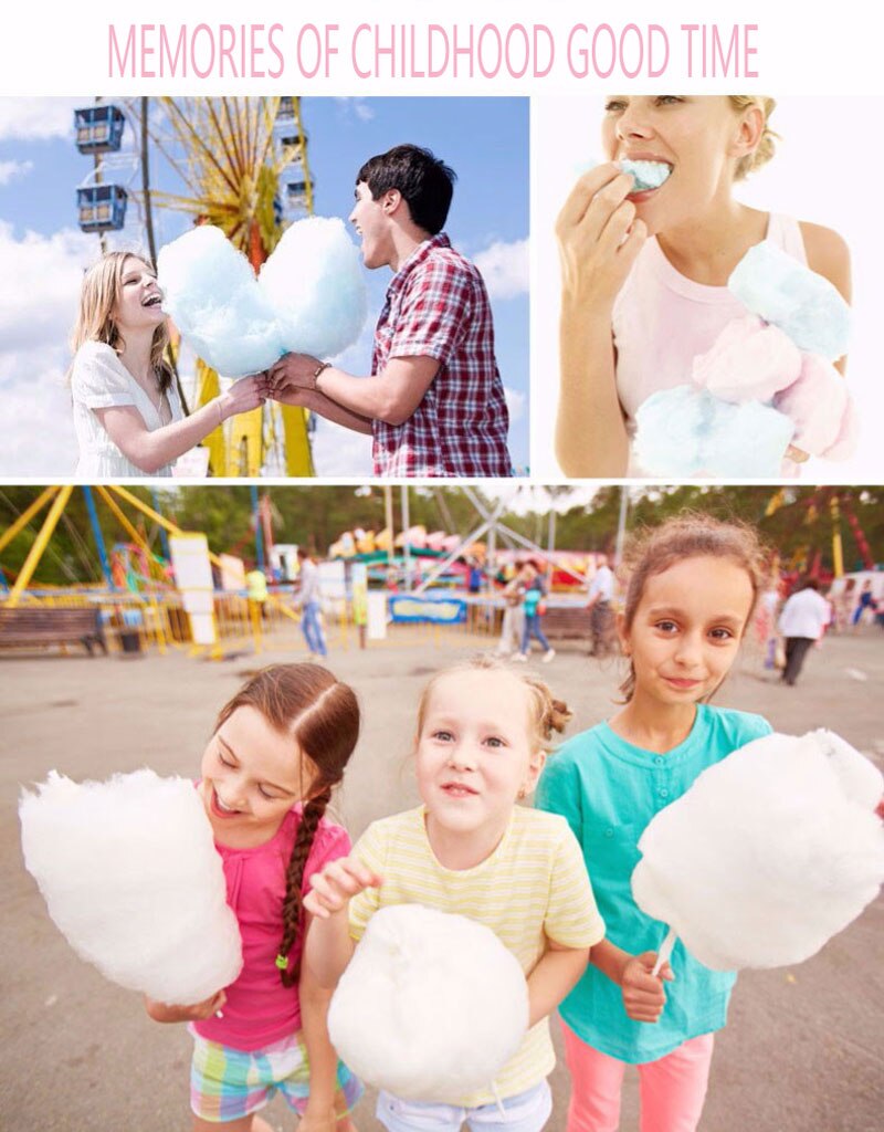 Electric DIY Sweet cotton candy maker portable Cotton Sugar Floss machine girl boy children's day Marshmallow Machine