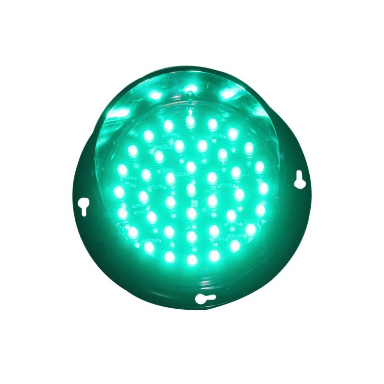 Promotieprijs Hoge helderheid DC 12V rood geel groen LED-signaallicht 100 mm verkeerslicht te: green